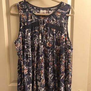 floral print tank top